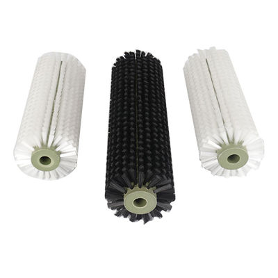 Tufted Bristle Custom Industrial Brushes Cylindrical Fruit Polishing Cleaning Brush Roller