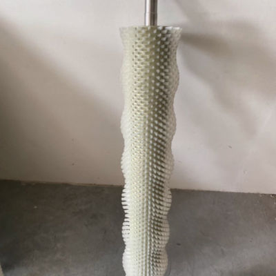 Metal Shaft Industrial Roller Brush Nylon Wire Wear Resistant For Cleaning