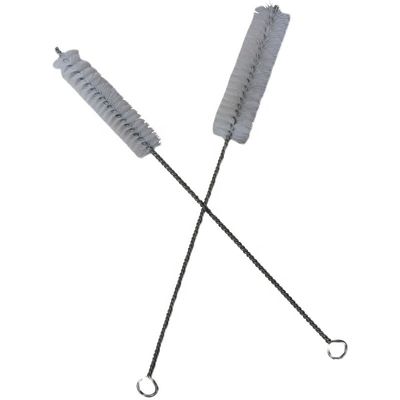ISO9001 Twisted Wire Brush Tube Nylon PP Bristle Bottle Spouts Cleaning