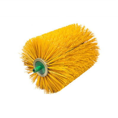 Nylon Bristles Cow Massage Brush Vertical Automatic Rotating Induction Livestock Cow Cleaning Brush