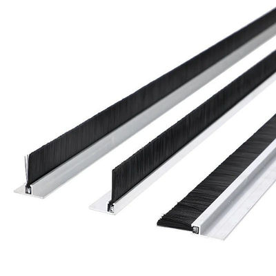 Nylon Bristle Aluminium Holder Door Bottom Seal Brush Strip