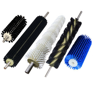 Customized Industrial Cylinder Nylon Brush Roller For Cleaning