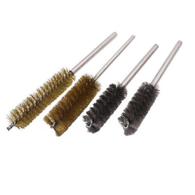 Double-Spiral Twisted-Wire Tube Brushes