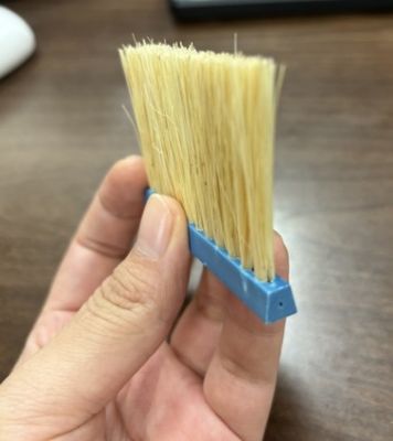 Custom Sisal Strip Brush With Rubber Base For Polishing