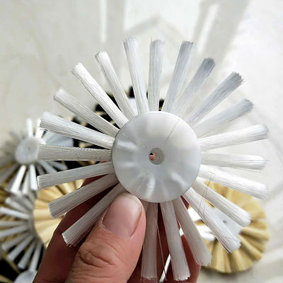 Industrial Nylon Wire Cleaning Brush Wheel Small Dust Removal Brush Hollow Round Cylindrical Dust Removal Small Brush Roller