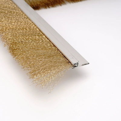 Custom Stainless Steel Wire / Copper Wire Strip Brush For Industrial Polishing