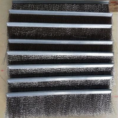 Custom Stainless Steel Wire / Copper Wire Strip Brush For Industrial Polishing