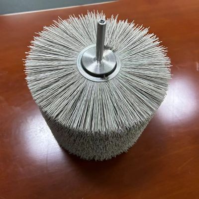 OEM ODM Nylon Abrasive Wire Roller Brush For Steel Plate Cleaning