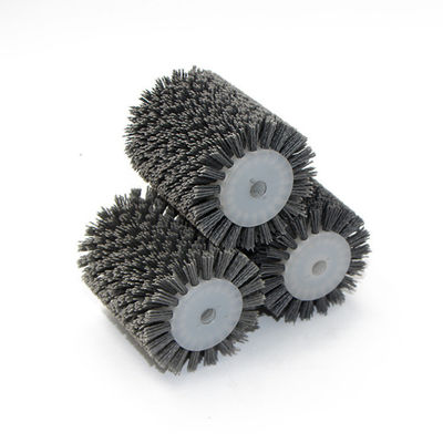 Woodworking Abrasive Wheel Brush Nylon Bristle Roller Ciruclar Brush For Wood Polishing