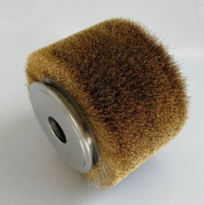 Industrial Wood Polishing Machine Brass Wire Roller Brush