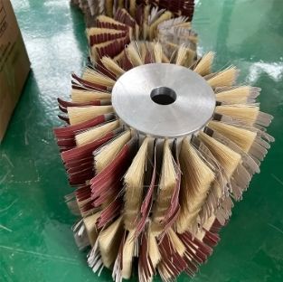 Customized Woodworking Metal Polishing Sisal Sandpaper Roller Brush