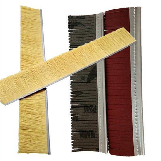 Woodworking Machine Accessories Sisal Sandpaper Strip Brush For Wood Polishing