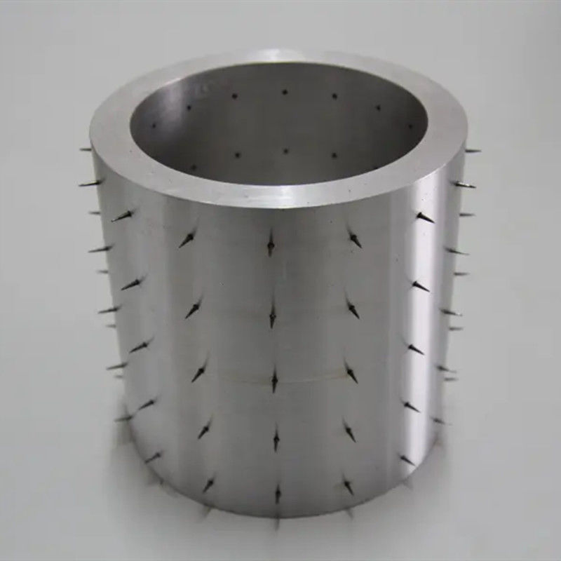 Needle Perforating Pin Sleeves Pinned Rollers In Aluminium Alloy